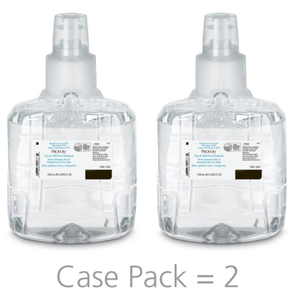 Provon® Clear and Mild Foam Handwash, 1200 mL Dispenser Refill Bottle, Unscented