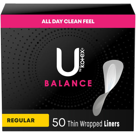 Panty Liner U by Kotex® Balance Thin Light Absorbency