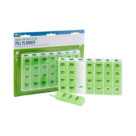 Apothecary Products 2571567124 One-Day-At-A-Time Pill Organizer