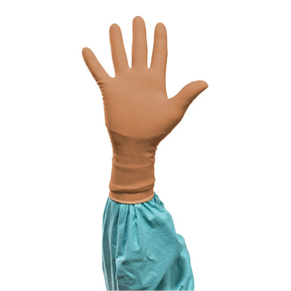 Biogel 42975 NeoDerm Polychloroprene Surgical Glove, Size 7.5, Light Brown, Sterile Molnlycke