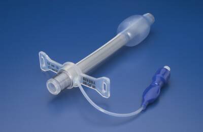 ICU Medical 75FHXL70 Bivona Aire-Cuf Hyperflex Tracheostomy Tube, Size 7