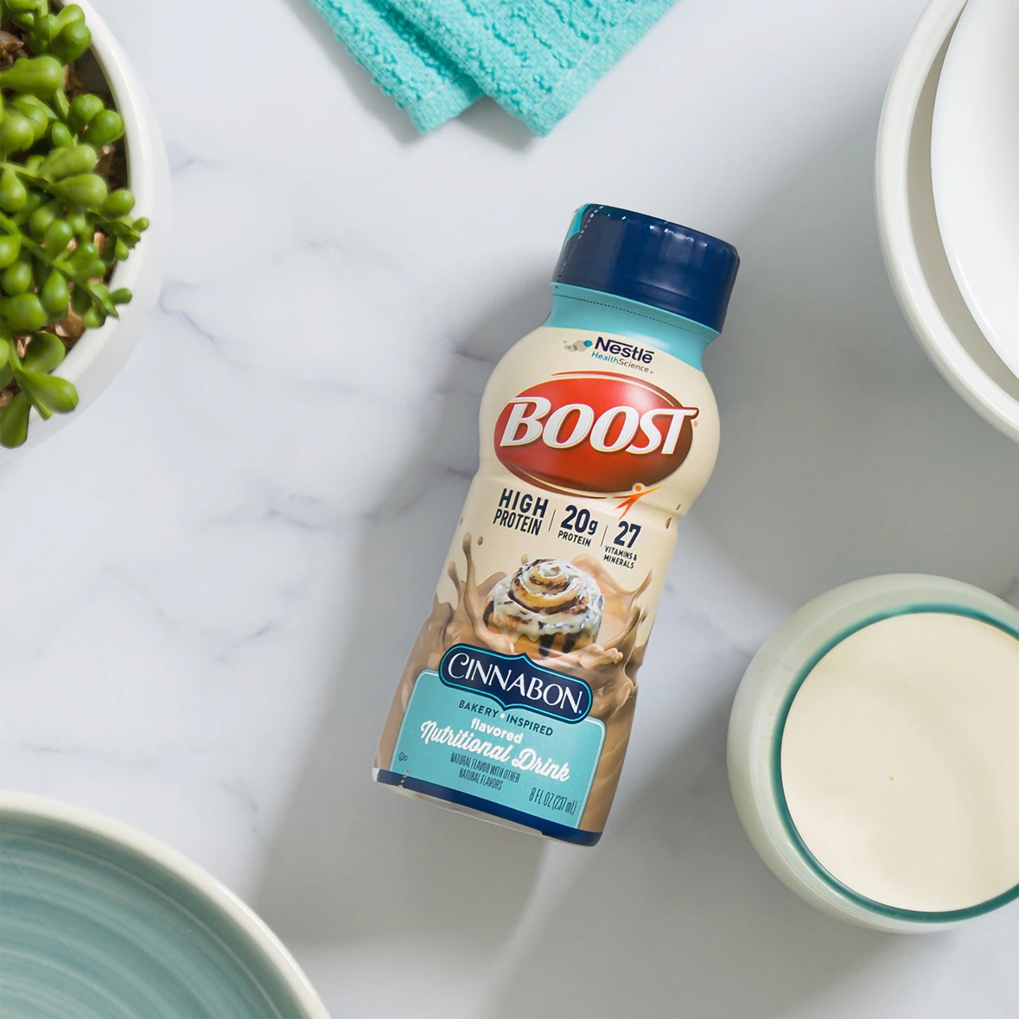 Boost® High Protein Cinnabon Complete Nutritional Drink, 8-ounce Bottle