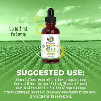 Probiotic Mary Ruth's® Organic Liquid Probiotic 2 oz. Liquid