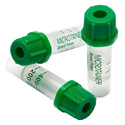 BD 365965 Microtainer Capillary Blood Collection Tube, 200 to 400 µL, 15.3 x 46 mm