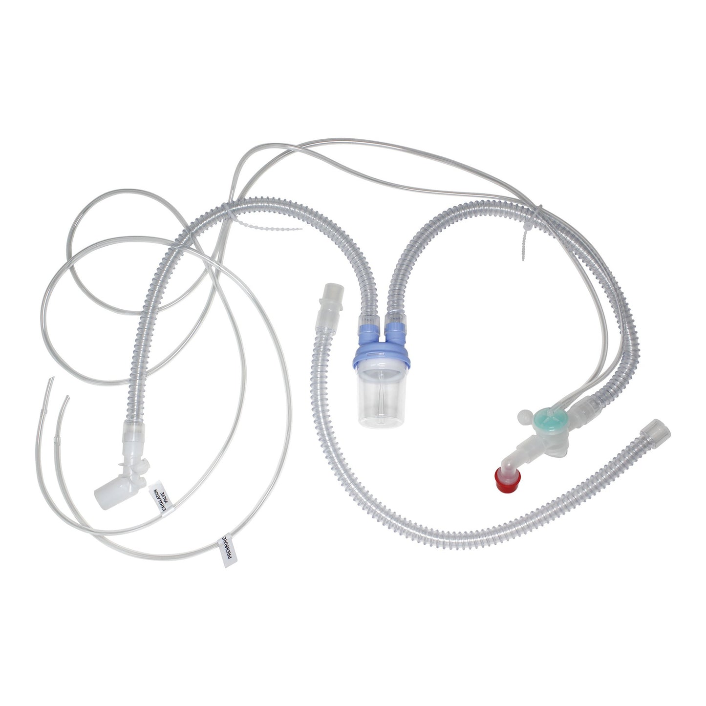 Ventilator Circuit Corrugated Tube 72 Inch Tube Dual Limb Pediatric Without Breathing Bag Single Patient Use Active Ventilator Circuit
