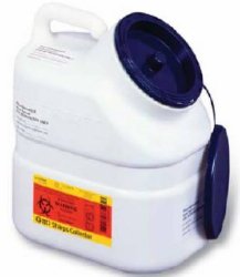 BD 305633 Pharmaceutical Waste Container, 3 Gallon, 12 x 10-1/2 x 7-1/2 Inch