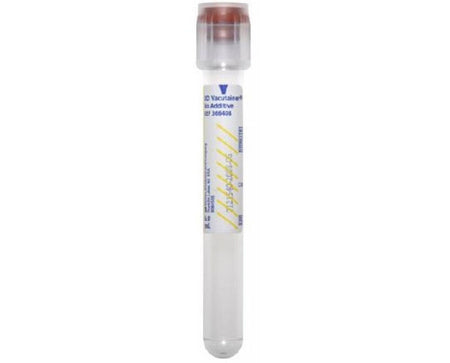 BD 366408 Vacutainer® No Additive (Z) Plus Secondary Tube Plain 6 mL BD Hemogard™ Closure Polyethylene Terephthalate (PET) Tube