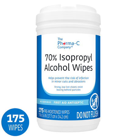 Kleen Test Products Corp 63-10413 The Pharma-C Company Isopropyl Alcohol Antiseptic Skin Wipe