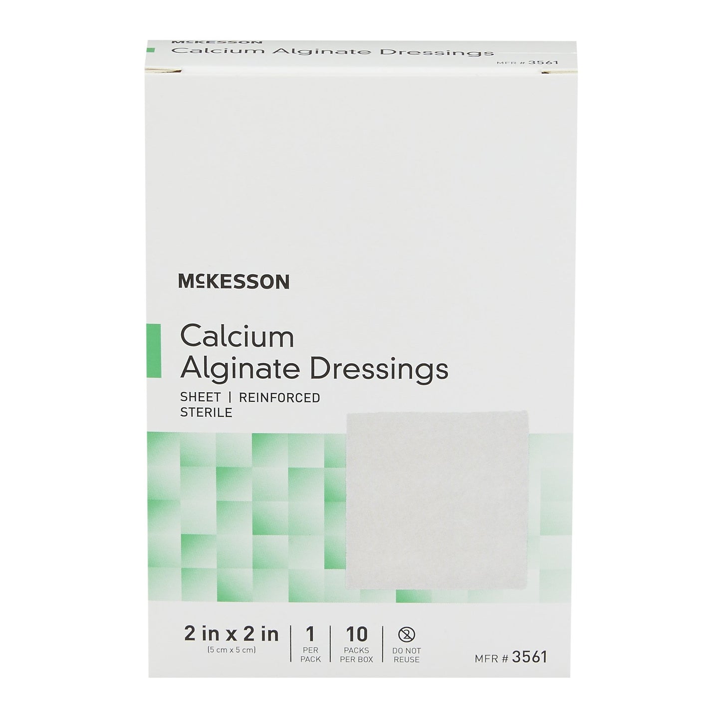 McKesson Alginate Dressing, 2 x 2 Inch
