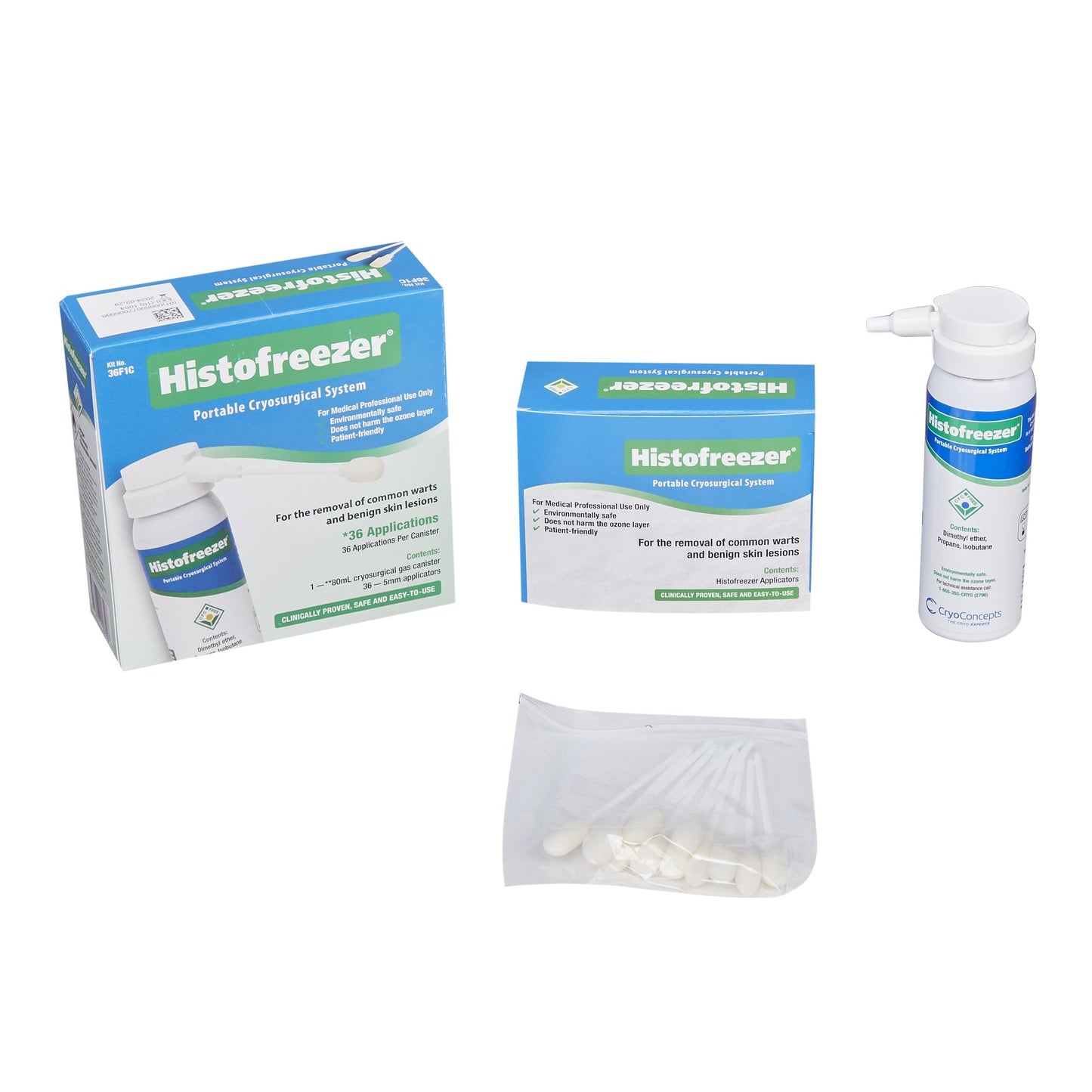 Cryosurgical 36-72 Kit Histofreezer® 36F1C Applicators, 5 mm
