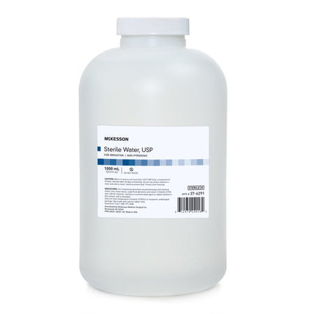 Sterile Water Irrigation Solution, 1000 mL Bottle by McKesson Brand product image