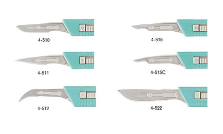 Scalpel Miltex® No. 12 Stainless Steel / Plastic Classic Grip Handle Sterile Disposable