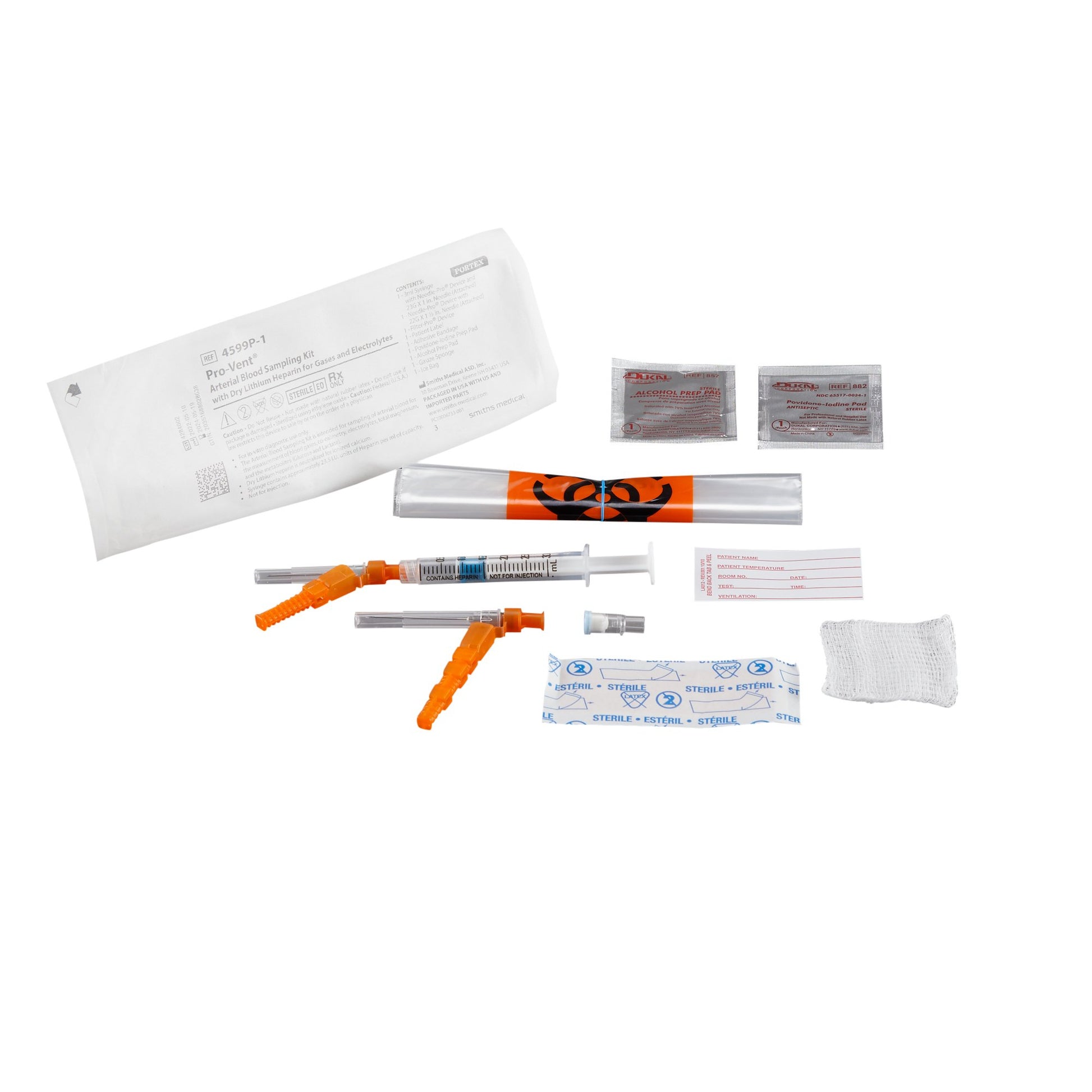 Pro-Vent Plus Arterial Blood Gas Kit by ICU Medical FKA Smiths Medical product image