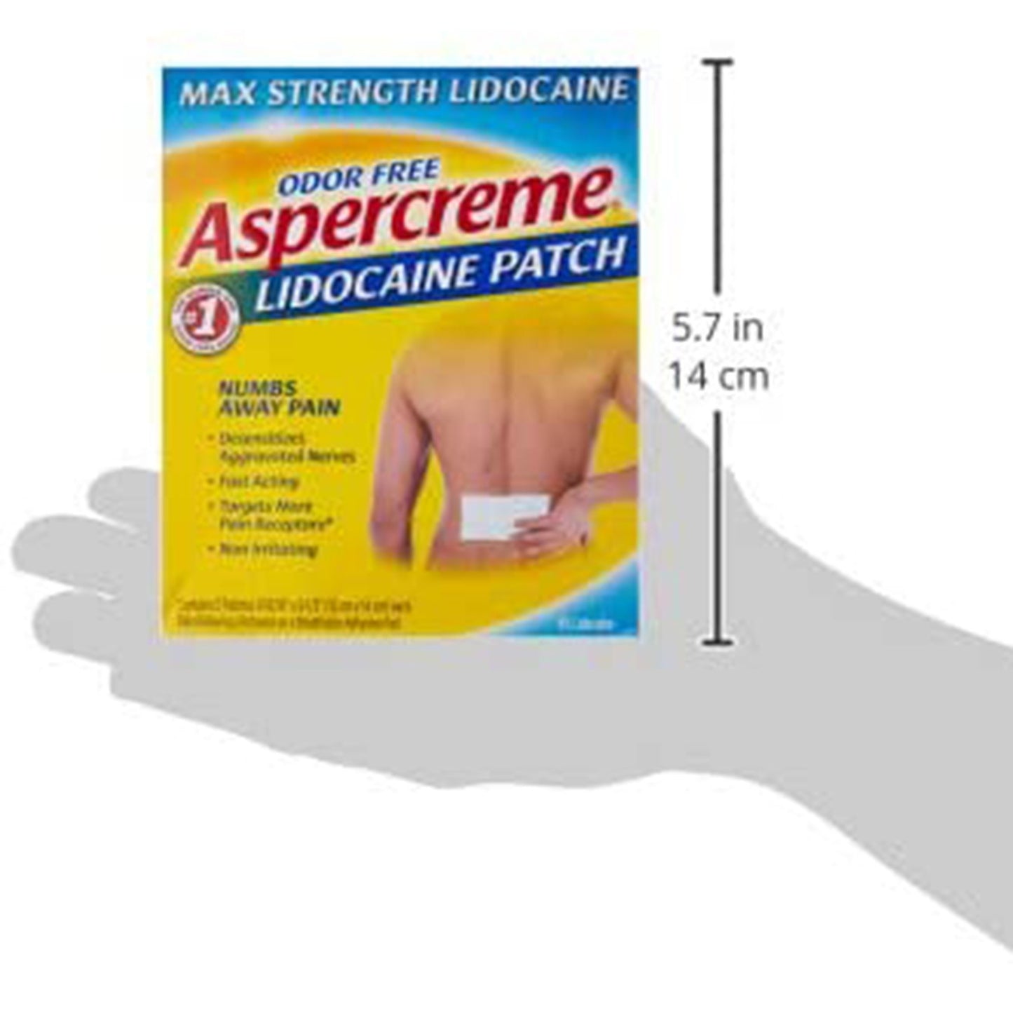 Aspercreme® Max Strength with Lidocaine 4% Pain Relief Patches