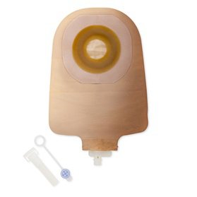 Hollister 8442 Premier One-Piece Beige Urostomy Pouch, Pre-cut to Fit 25 mm Stomas