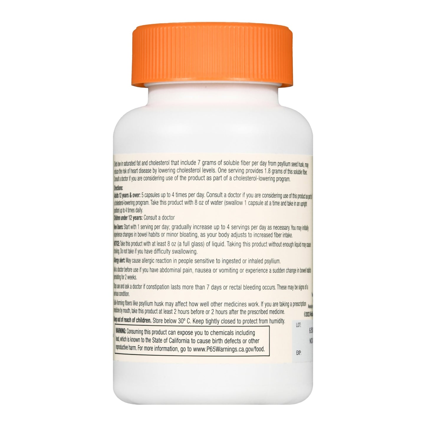 Foster & Thrive™ Fiber Supplement Psyllium Husk Capsules