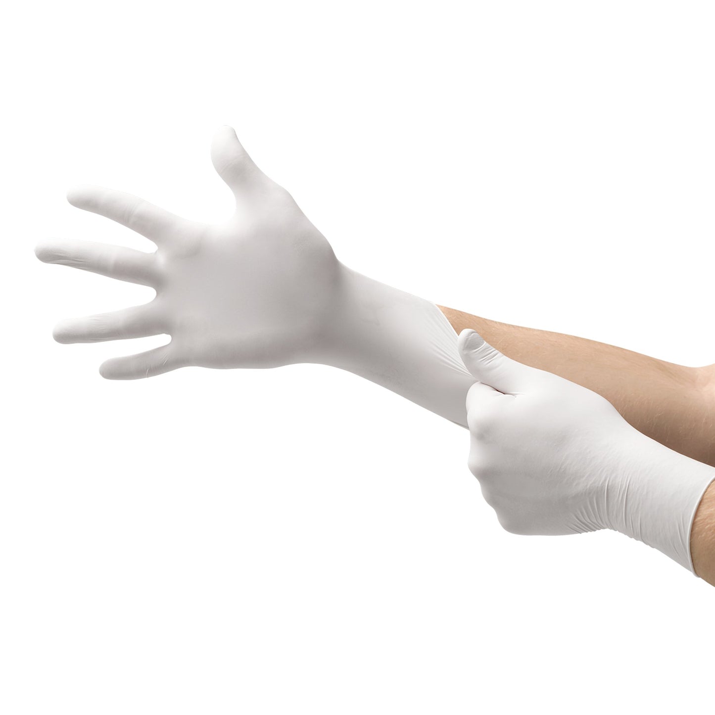 Soft White Nitrile Exam Glove, Extra Small, White