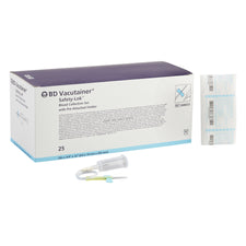 A box of 50 BD 368653 Vacutainer Safety-Lok blood collection sets 21G x 3/4 inch at Lexicon Medical Supply.