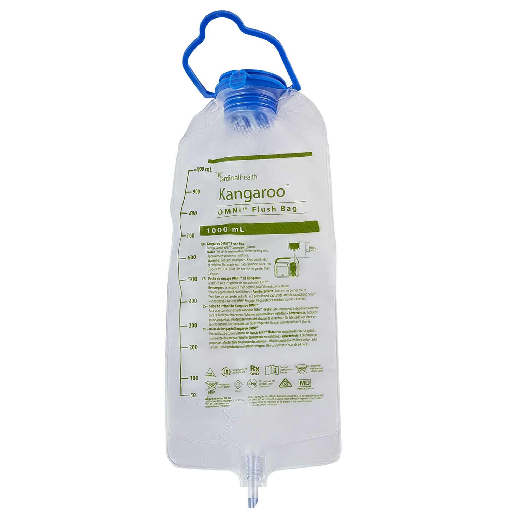 In stock Cardinal Health B10FF Kangaroo OMNI 1000 mL feed and 500 mL flush sets ready for delivery from Lexicon Medical Supply in Tucson, Arizona.