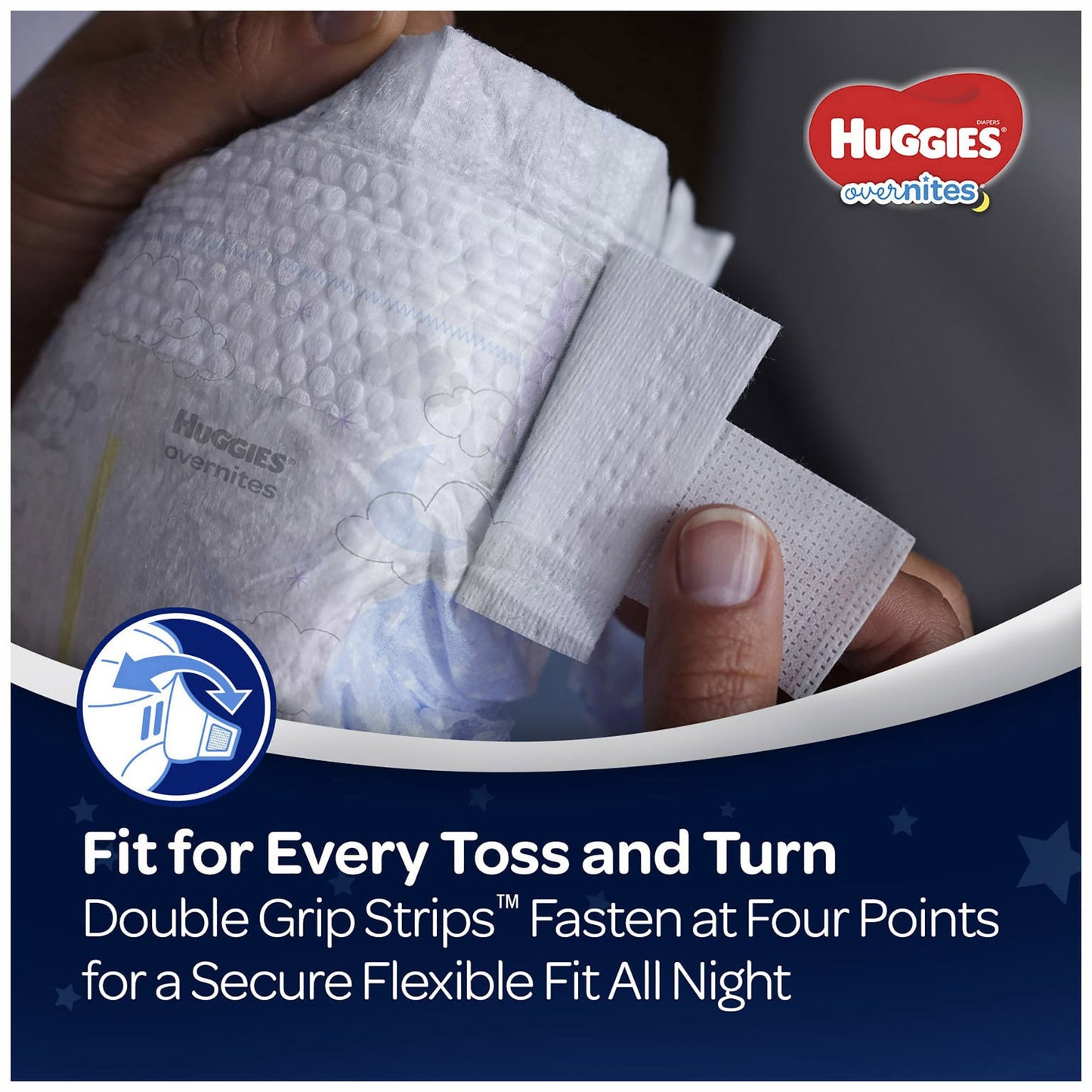 Huggies® OverNites Diaper, Size 4
