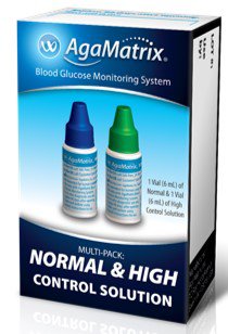 Agamatrix 8000-03764 Blood Glucose Control Solution Level 1 & 2