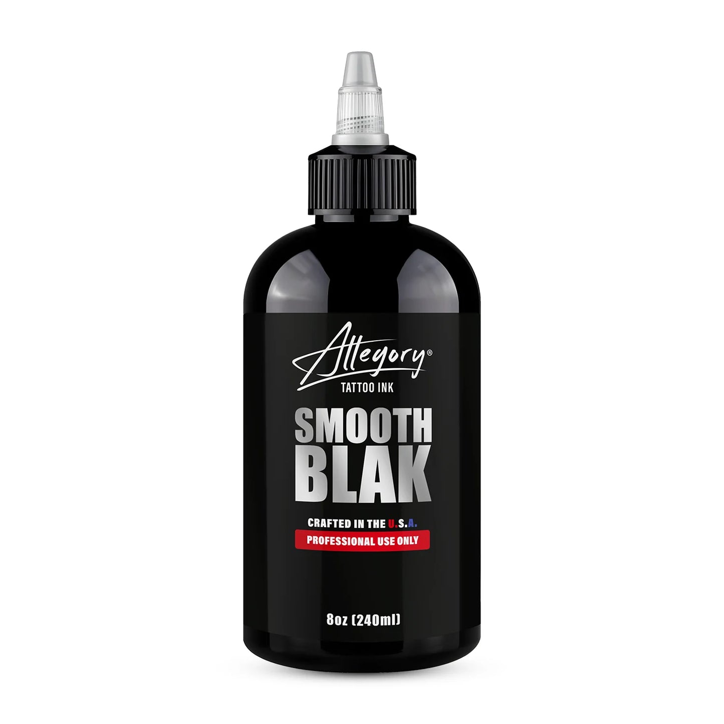 Allegory Blak Tattoo Inks: Smooth, Ultra, Blak, 8oz - Black