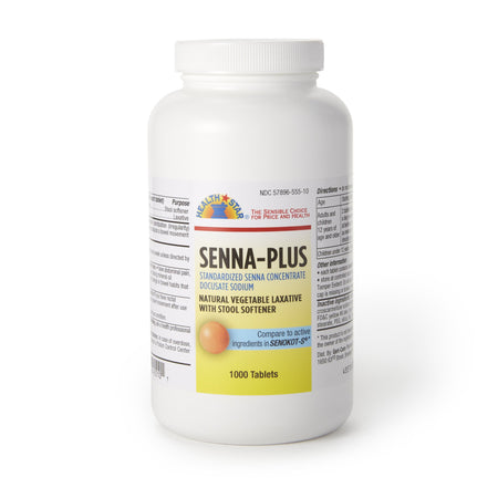 Geri-Care 455-10-HST Senna Plus Docusate Sodium / Sennosides Stool Softener