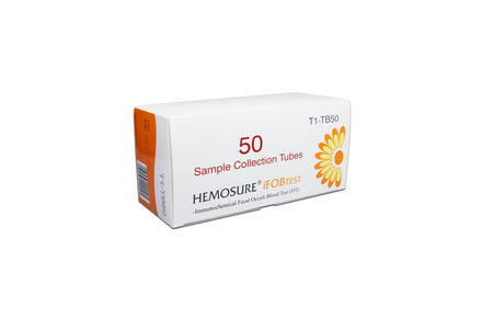 Hemosure T1-TB50 iFOBT Fecal Sample Collection Tubes