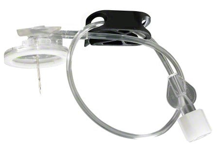 Huber Needle Infusion Set Surecan™ Safety II 20 Gauge 3/5 Inch 8 Inch Tubing Needleless Y-Site Injection Port