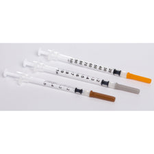 Sol-Care™ 1 mL Tuberculin Syringe with Needle, 25 Gauge, 5/8 Inch