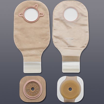 Hollister 19056 New Image Two-Piece Ileostomy/Colostomy Pouch, 102mm Flange
