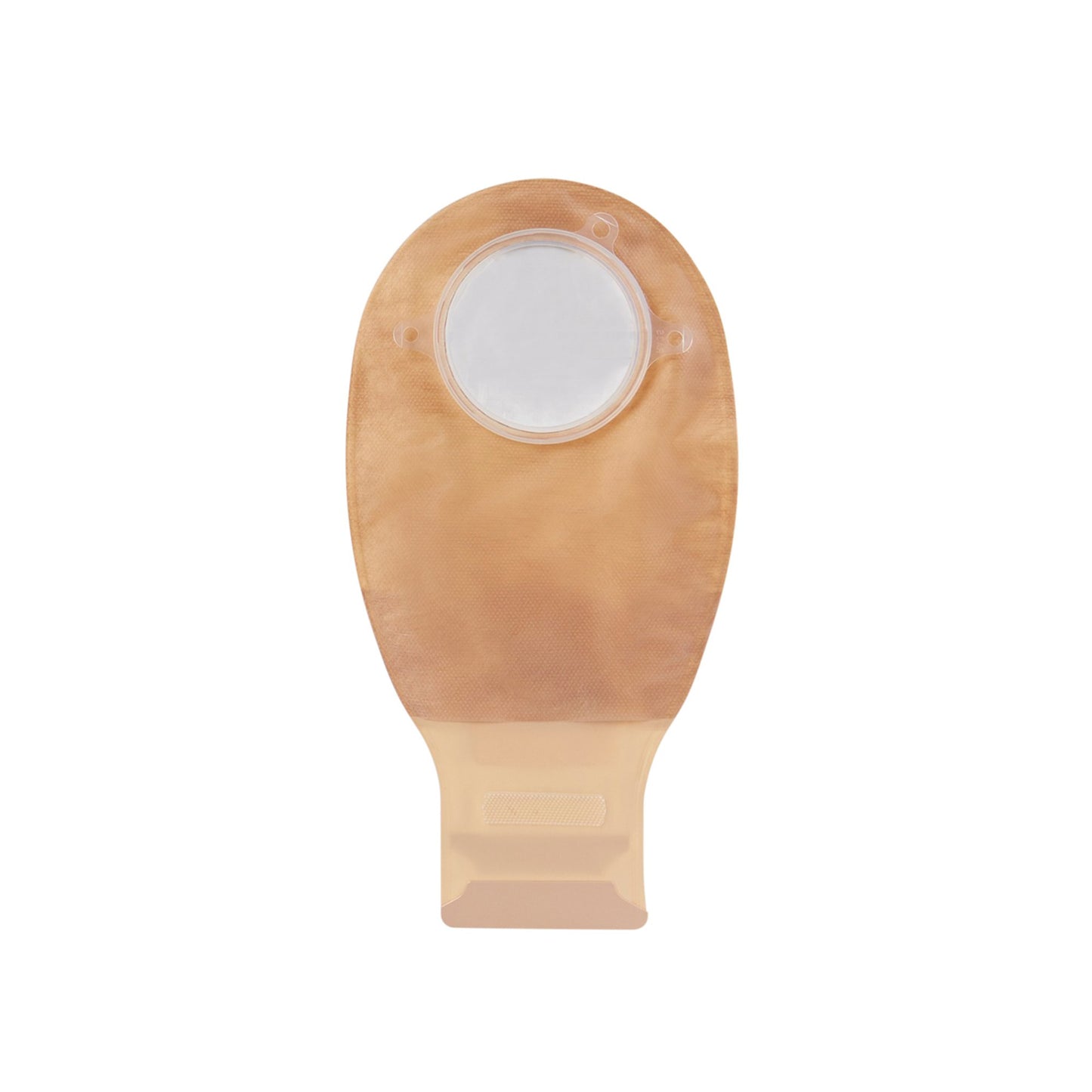 Natura® + Two-Piece Tail Closure Transparent Ostomy Pouch, 2¾ Inch Flange