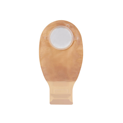 Natura® + Two-Piece Tail Closure Transparent Ostomy Pouch, 2¾ Inch Flange
