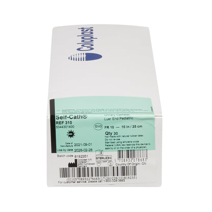 Self-Cath® Pediatric Urethral Catheter, 10 Fr, Straight Tip
