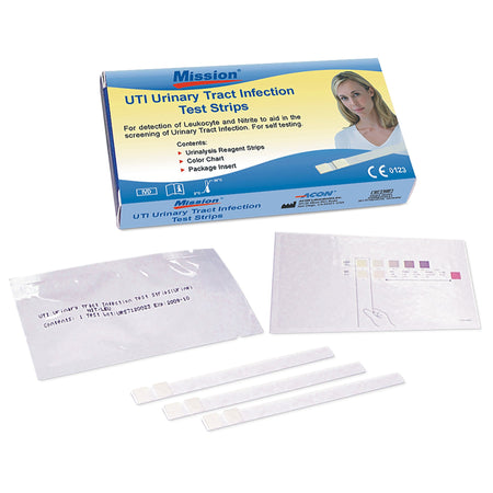 Acon Laboratories U031-021 Urinalysis Test Kit Mission Urinary Tract Infection Detection 72 Tests CLIA Waived