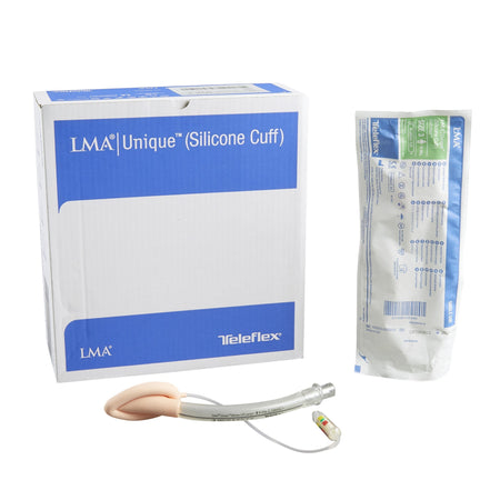 Teleflex LLC 105200-000030 Straight Laryngeal Mask LMA Unique (Silicone Cuff) Size 3 20 mL Cuff Silicone