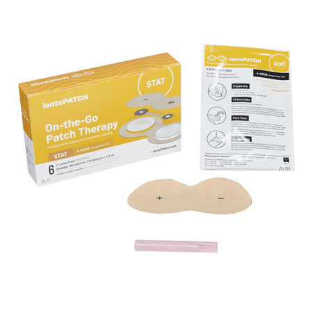 Iontophoresis Patch IontoPatch® STAT 1.2 to 1.6 cc Fill Volume 6/Pk