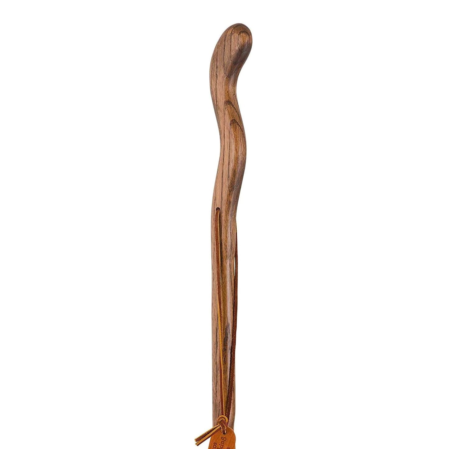 Brazos™ Twisted Oak Ergonomic Fitness Handcrafted Walking Stick, 48-Inch, Brown