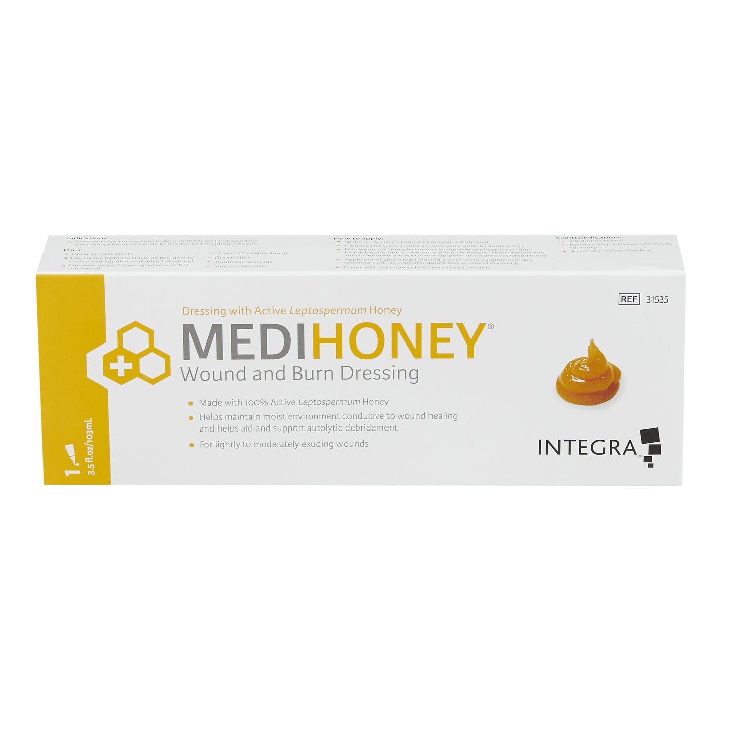 Medihoney Wound and Burn Dressing Paste by McKesson Brand product image - view 4
