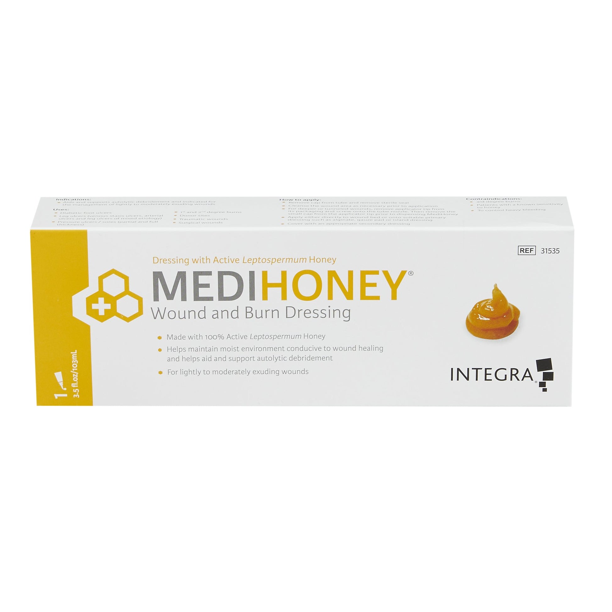 Medihoney Wound and Burn Dressing Paste by McKesson Brand product image - view 4