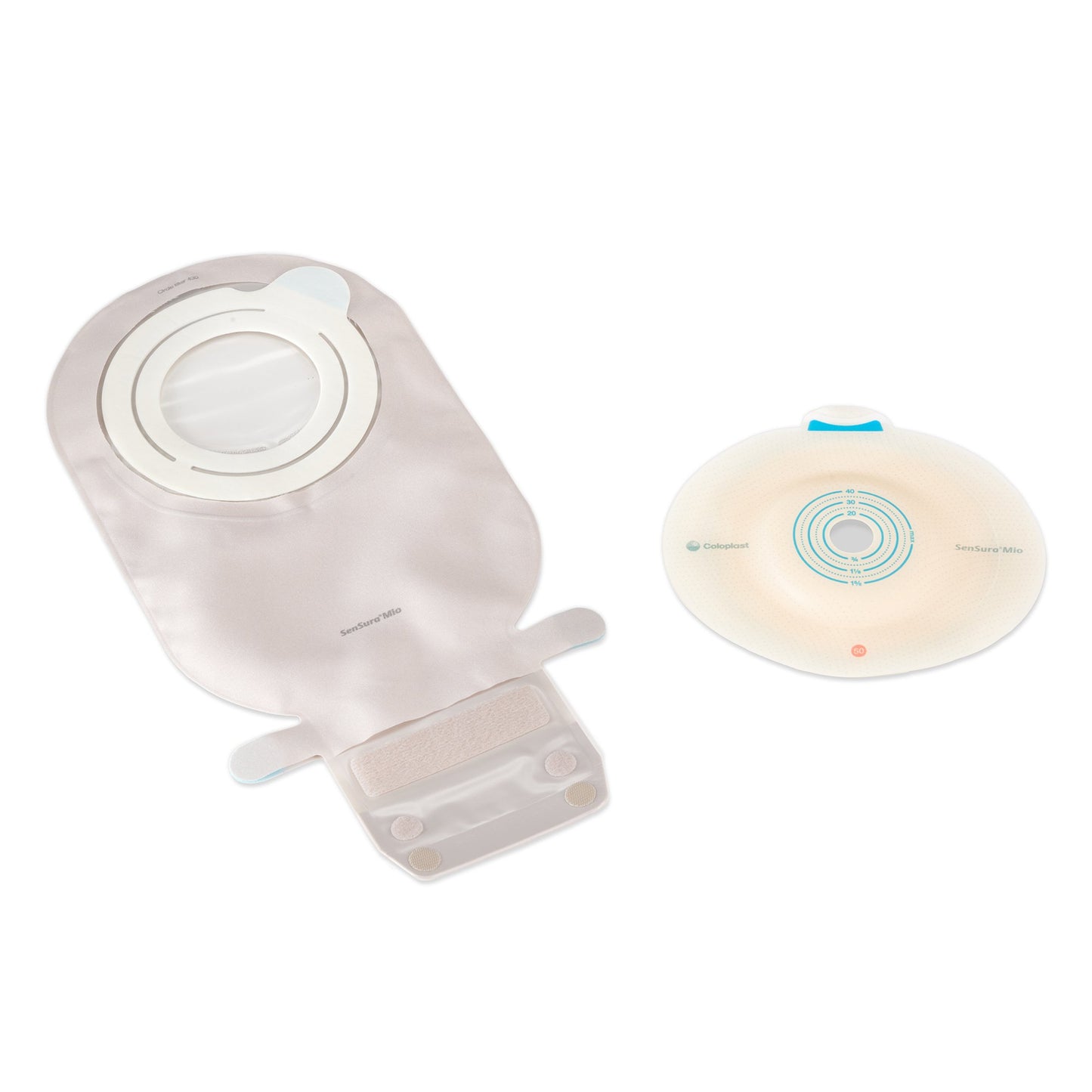 Ostomy Pouch SenSura® Micro Two-Piece System Convex Light Drainable