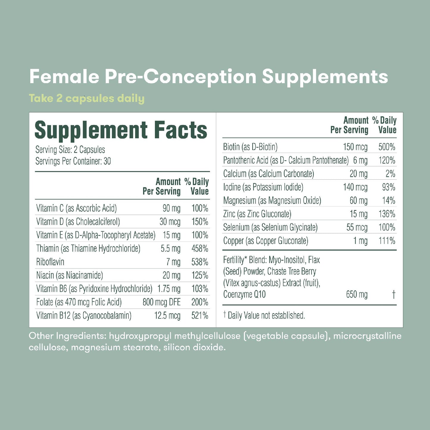 Frida Fertility Pre-Conception Supplement Set