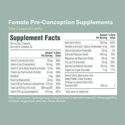Frida Fertility Pre-Conception Supplement Set
