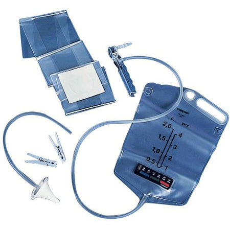 Coloplast 1500 Conveen Security+ Extra Large Leg Bag/Bedside Drainage Bag, 51 fl. oz.