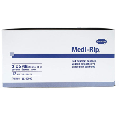 Hartmann 25300000 Medi-Rip Self-adherent Closure Cohesive Bandage, 3 Inch x 5 Yard