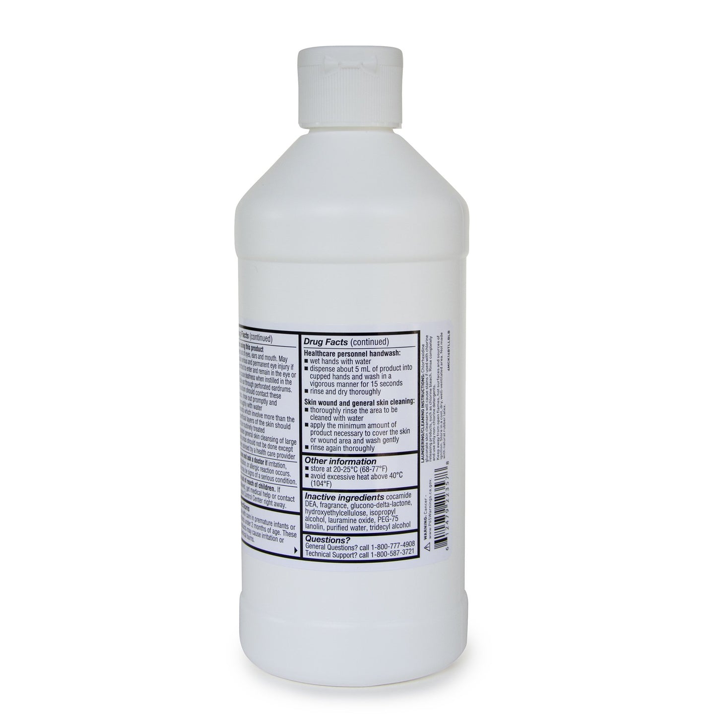 McKesson Antiseptic Skin Cleanser, 16-ounce Flip-Top Bottle