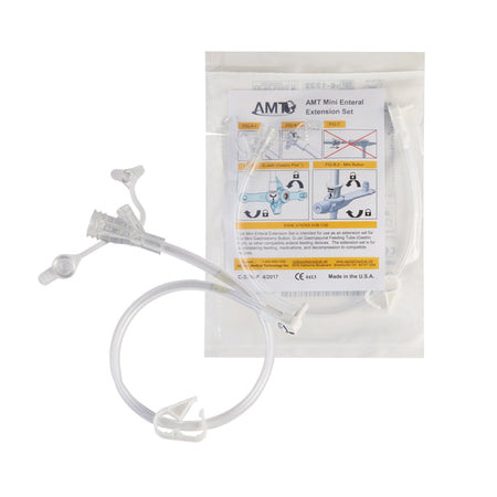 Applied Medical Technology Inc 6-1222 AMT Right Angle Connector with Y-Port Adapter, Mini Classic