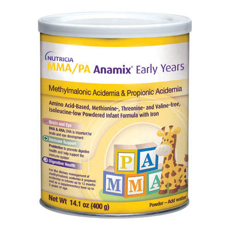 Nutricia North America 90215 MMA/PA Anamix Early Years Amino Acid-Based, Methionine-, Threonine-Free Formula