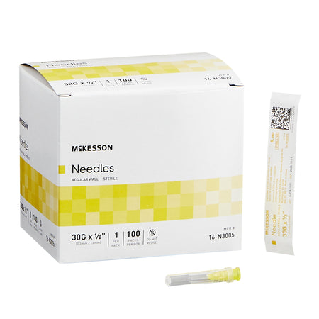 McKesson Hypodermic Needle, 30 Gauge, 1/2 Inch by McKesson Brand product image