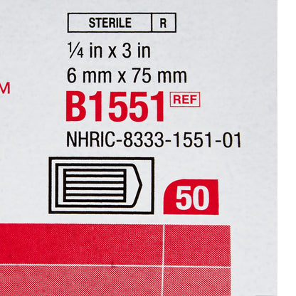 3M Steri-Strip Blend Tone Skin Closures, Beige, 1/4 inch X 3 inch, nonwoven